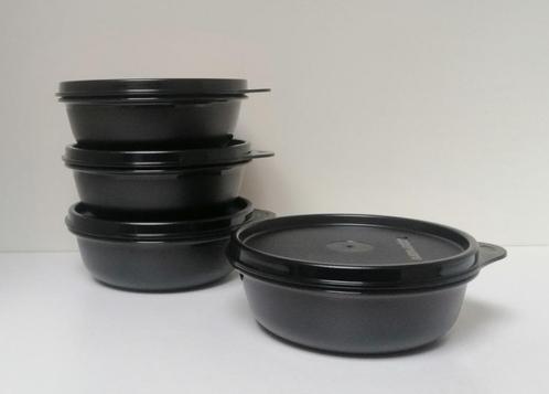 Tupperware™ « Ruimtekommetje » 300 ml x 4 - zwart, Huis en Inrichting, Keuken | Tupperware, Nieuw, Bak of Kom, Wit, Verzenden