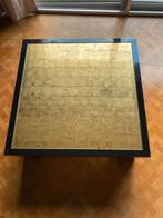Stijlvolle vintage salontafel – Brutalistische look, Ophalen, Gebruikt, Glas