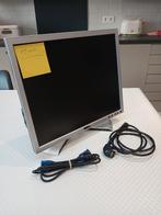 computerscherm Dell 19 inch + kabels, Computers en Software, Ophalen, Gebruikt