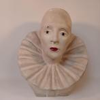 Sculptuur van een pierot clown gesigneerd Niessen (H43cm), Antiek en Kunst, Kunst | Beelden en Houtsnijwerken, Ophalen