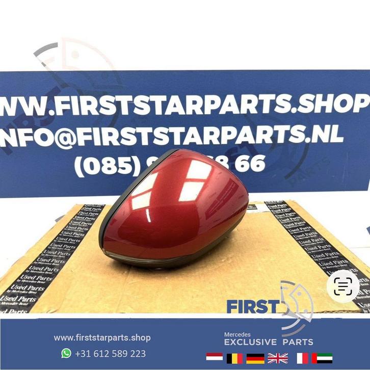 W177 SPIEGEL RECHTS A1778101805 ZWART WIT GRIJS ROOD BLAUW M, Auto-onderdelen, Spiegels, Mercedes-Benz, Gebruikt, Ophalen of Verzenden