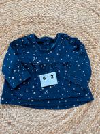 62 // Blauw bloesje, Kinderen en Baby's, Gebruikt, Meisje, Ophalen of Verzenden, Overhemdje of Bloesje