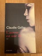 L’amour est une île de Claudia Gallay, Enlèvement ou Envoi, Comme neuf