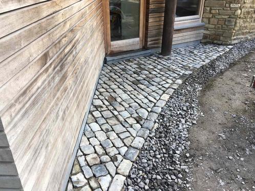 Pavés en pierre bleue, Tuin en Terras, Tegels en Klinkers, Gebruikt, Natuursteen, Ophalen of Verzenden