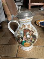 Porseleinen wijnkan “Weinpresse”Franklin Porzellan 1986, Antiek en Kunst, Ophalen of Verzenden