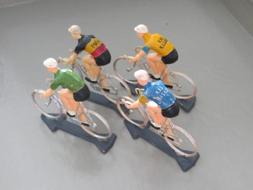 cyclistes X4 SOLIDO flèche RARE NO SALZA COFALU ROGER PR TDF, Collections, Jouets, Utilisé, Enlèvement ou Envoi