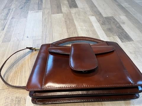 Dame tas, Handtassen en Accessoires, Tassen | Damestassen, Ophalen of Verzenden, Zo goed als nieuw, Bruin, Handtas