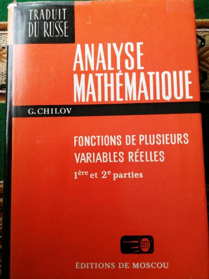 Analyse Mathématique de Georges Chilov, Livres, Science, Comme neuf, Autres sciences, Enlèvement ou Envoi