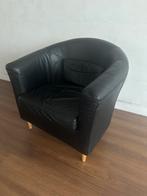 Zwarte zetel Ikea, Huis en Inrichting, Ophalen, Zo goed als nieuw