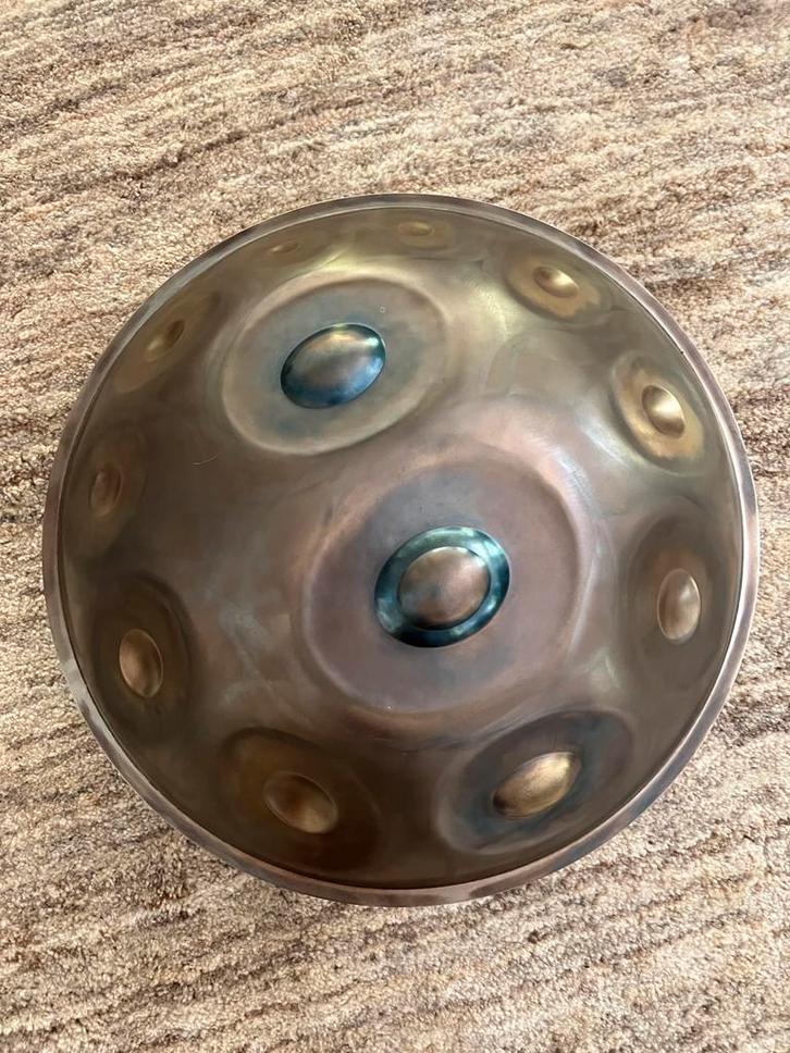 Nami Handpan D kurd 19 one of a kind handpan, ayasa ember, Muziek en Instrumenten, Percussie, Zo goed als nieuw, Melodische percussie