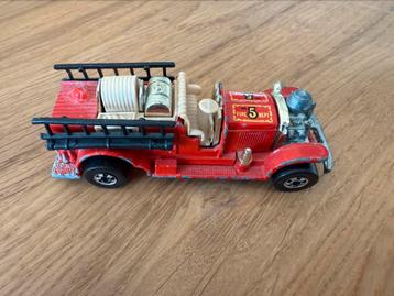 Hot Wheels firetruck old number 5 1980 1:43 beschikbaar voor biedingen