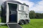 Tweepaardstrailer te huur, Dieren en Toebehoren, Paarden en Pony's | Trailers en Aanhangwagens, Ophalen, Zo goed als nieuw, Aluminium