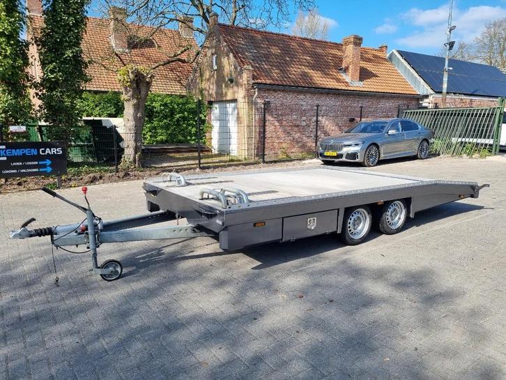 Tijhof TA30-ANN autotransporter 450x210 3000KG 2019 MARGE, Auto diversen, Aanhangers en Bagagewagens, Zo goed als nieuw, Ophalen