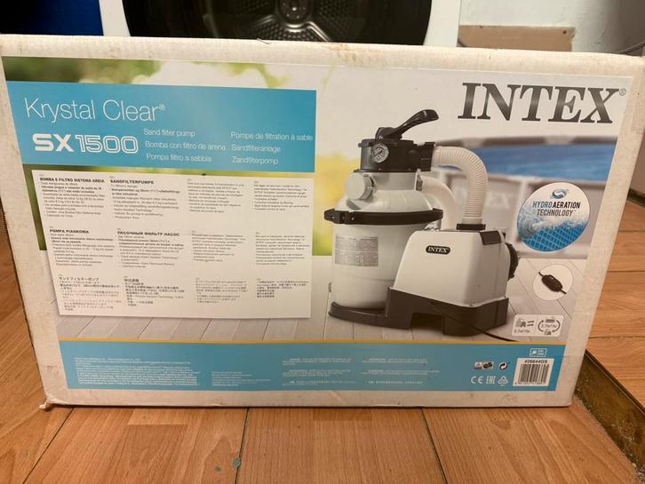 Intex SX1500 zandfilterpomp - 4 m³/u 50€ per stuk!, Tuin en Terras, Zwembad-toebehoren, Zo goed als nieuw, Ophalen