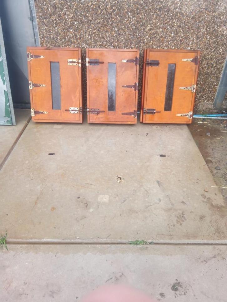 luiken te koop, Doe-het-zelf en Bouw, Glas en Ramen, Gebruikt, Overige typen, 80 tot 120 cm, Minder dan 80 cm, Dubbelglas, Ophalen