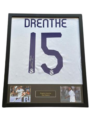 Royston Drenthe gesigneerd Real Madrid thuisshirt beschikbaar voor biedingen