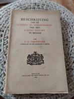 Beschrijving gedenkboeken van het kabinet Houtart te Brugge, Boeken, Ophalen of Verzenden, Gelezen