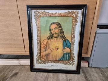 Gravure ancienne de Jésus  disponible aux enchères