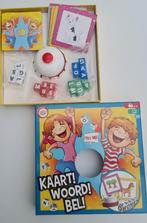 Spel: kaart, woord, bel, Ophalen, Gebruikt, Taal en Lezen