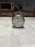 Vintage JAZ mechanische wekkerMade in France,metaal ca. 1950, Ophalen, Gebruikt