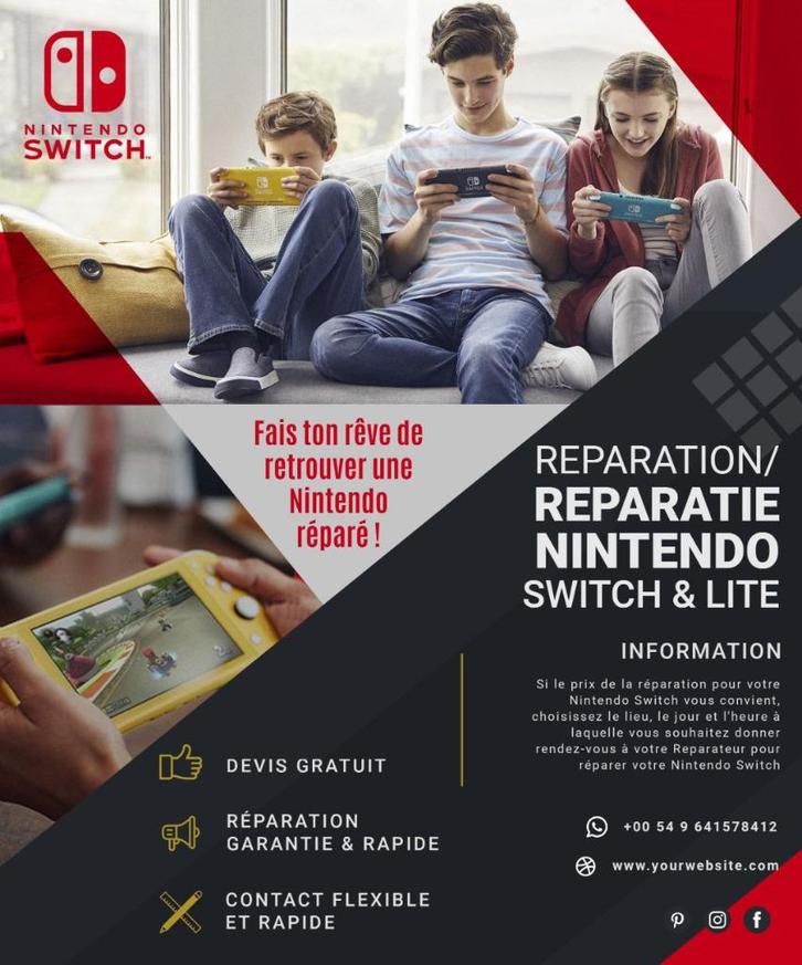 Nintendo Switch Lite - Nintendo Switch Oled reparatie: PRO, Games en Spelcomputers, Spelcomputers | Nintendo Switch Lite, Ophalen of Verzenden