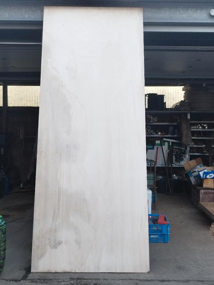 Multiplex 3100x1230x18 mm, Doe-het-zelf en Bouw, Hout en Planken, Zo goed als nieuw, Plank, Beuken, 300 cm of meer, Minder dan 25 mm