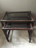 bamboe tafeltjes , plantentafeltjes , nesting tables, Ophalen