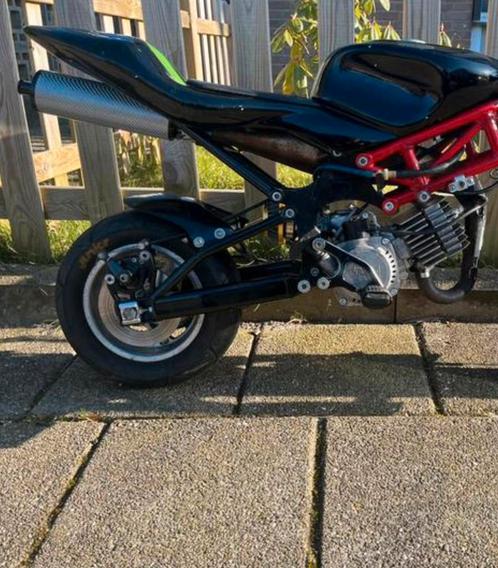Minibike Polini 40 cc 6.2 luchtgekoeld blok, Fietsen en Brommers, Minibikes, Midibikes en Pitbikes, Gebruikt, Ophalen of Verzenden
