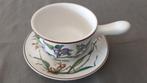 Steelschaaltje met schotel Villeroy&Boch Botanica, Ophalen of Verzenden, Overige stijlen, Porselein, Schaal of Schalen