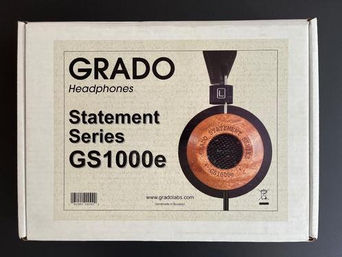 Casque GRADO GS1000e, Audio, Tv en Foto, Hoofdtelefoons, Zo goed als nieuw, Over oor (circumaural), Overige merken, Ophalen