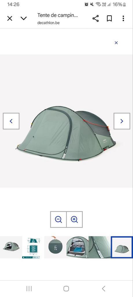 Tente marque Quechua de chez decathon JAMAIS UTILISÉ, Caravans en Kamperen, Tenten, Zo goed als nieuw, Ophalen