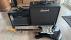 Amplis Marshall et Harley Benton + Guitare Fender strato, Musique & Instruments, Instruments à corde | Guitares | Électriques