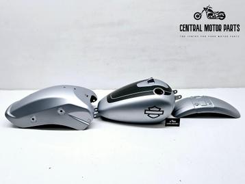 Softail Fat Bob 2018-up Tankset Barracuda Silver, Ophalen of Verzenden, Nieuw