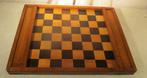 Antieke Houten Damspel / Schaakspel, Ophalen of Verzenden, Gebruikt