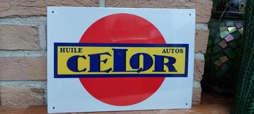 Enseigne publicitaire marque d'huile de voiture Celor, Collections, Marques automobiles, Motos & Formules 1, Neuf, Voitures, Enlèvement ou Envoi