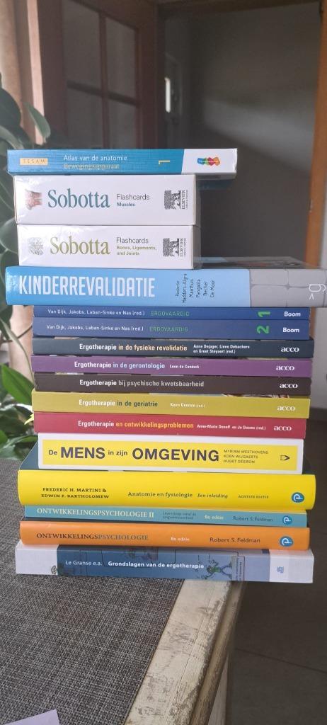 Boeken Ergotherapie (opleidingsjaar 1&2), Boeken, Schoolboeken, Nieuw, Overige vakken, Overige niveaus, Ophalen of Verzenden