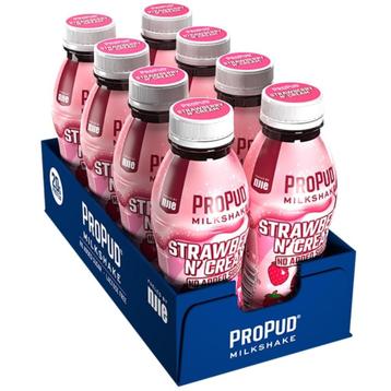 ProPud protein Milkshake Strawberry N’ Cream  beschikbaar voor biedingen