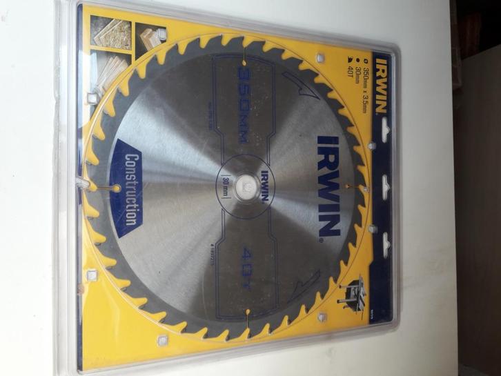 Irwin cirkelzaag 350mm, Doe-het-zelf en Bouw, Gereedschap | Zaagmachines, Nieuw, Cirkelzaag, Ophalen