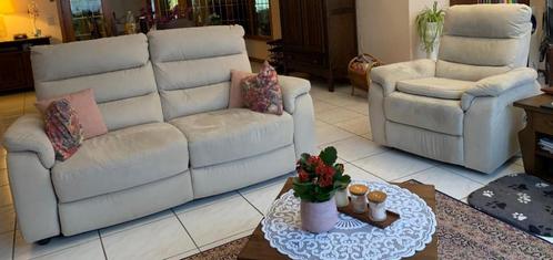 Salon 2 relax en 2,5-zit, Huis en Inrichting, Zetels | Zetels, Gebruikt, Rechte bank, Vierpersoons of meer, 150 tot 200 cm, 75 tot 100 cm