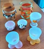 2 portes bougies et 5 coquetiers, Antiquités & Art, Enlèvement ou Envoi