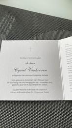 Gouden Medaille orde leopold 2, Verzamelen, Bidprentjes en Rouwkaarten, Verzenden, Bidprentje