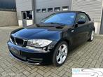 BMW 1-serie Cabrio 118i, Autos, BMW, Série 1, Noir, Cuir et Tissu, Carnet d'entretien