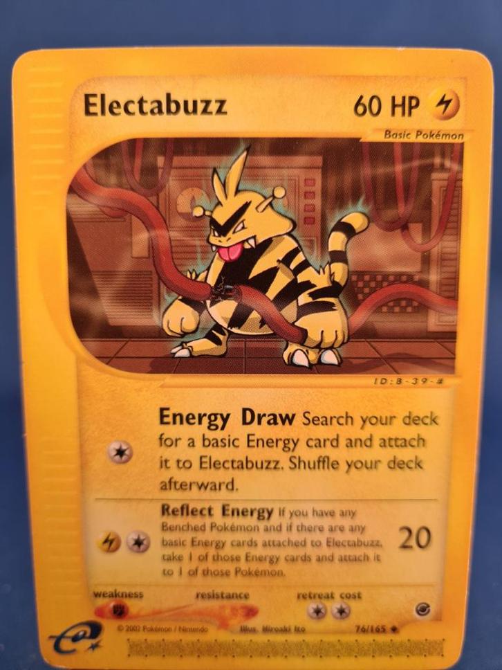 Electabuzz 76/165 - Expedition Base Set, Hobby en Vrije tijd, Verzamelkaartspellen | Pokémon, Gebruikt, Verzenden