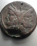 Janus As (JA2335), na 211 BC, Romeinse munt, Enlèvement ou Envoi