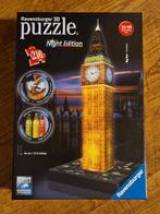 3D puzzel Ravensburger Big Ben met licht, Ophalen, Zo goed als nieuw