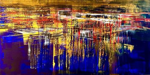 Prettau - Golden Farbay (horizontal), Antiek en Kunst, Kunst | Schilderijen | Modern, Ophalen of Verzenden