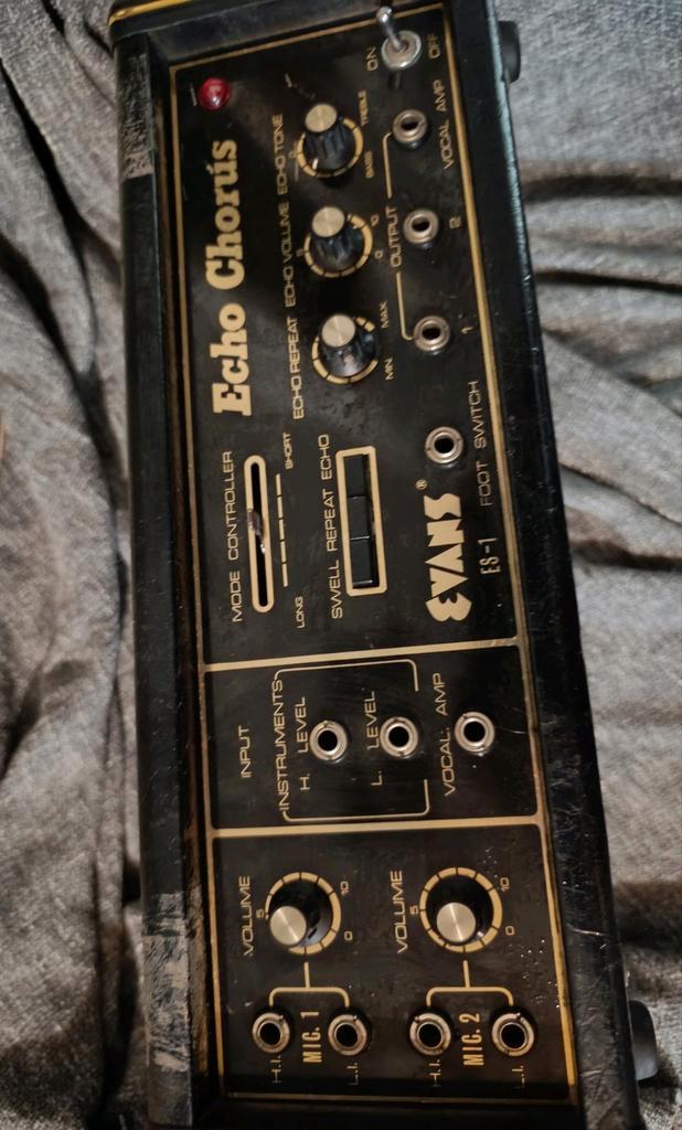 Evans MA-620E Echo mixer + Evans ES1 (deffect) tape echo, Muziek en Instrumenten, Effecten, Gebruikt, Delay of Echo, Reverb, Overige typen