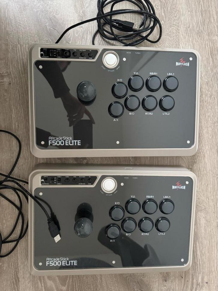 Arcade stick Mayflash F500 elite (2 stuks beschikbaar), Informatique & Logiciels, Joysticks, Comme neuf, Enlèvement