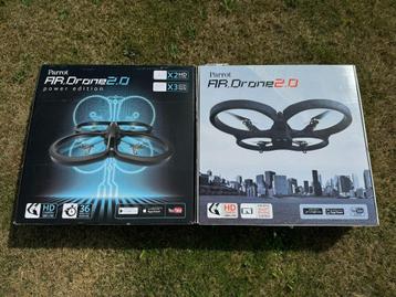 2x Parrot AR.Drone 2.0 (Power Edition), Enlèvement, Utilisé, Drone avec caméra