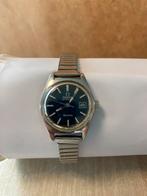 Montre oméga femme automatique, Handtassen en Accessoires, Horloges | Dames, Ophalen of Verzenden, Zo goed als nieuw, Staal, Leer